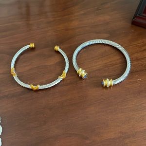 Cable bracelets